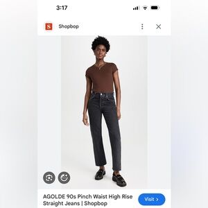 AGOLDE High Rise Jeans